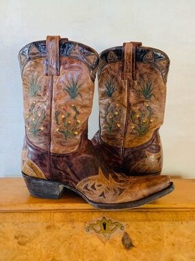 Old Gringo Cactus Peewee Inlay 8.5🌵✨wow